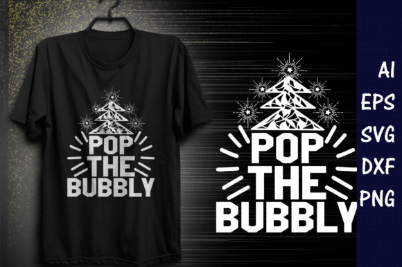 Review: Happy New Year Quote Design, Pop the Bubbly