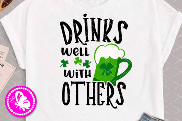 Reviewing Drinks Well with Others Quote Irosh for Embroidery