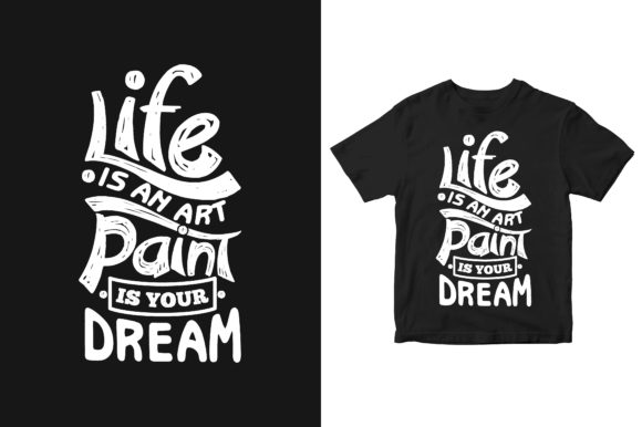 Reviewing Life Typography Quote T-shirt Design