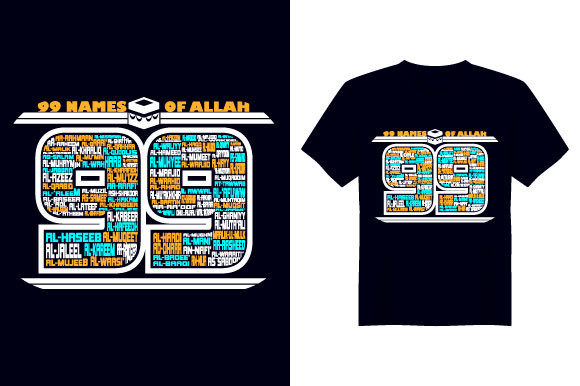 Reviewing the 99 Name of Allah T-Shirt Design