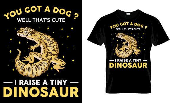 Reviewing the Gecko T-Shirt Design for Embroidery